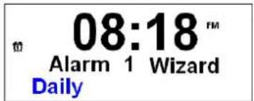 08:18 Alarm 1 Wizard Daily