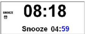 SNOOZE 08:18 Snooze 04:59