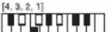 CASIO LK-46 - Tabelle der gegriffenen Akkorde - 25