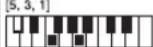 CASIO LK-46 - Tabelle der gegriffenen Akkorde - 10