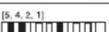 CASIO LK-46 - Tabelle der gegriffenen Akkorde - 54