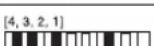 CASIO LK-46 - Tabelle der gegriffenen Akkorde - 58