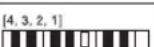 CASIO LK-46 - Tabelle der gegriffenen Akkorde - 48