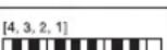 CASIO LK-46 - Tabelle der gegriffenen Akkorde - 62