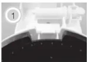 KORONA 15010 - Inserting the filter hold - 1