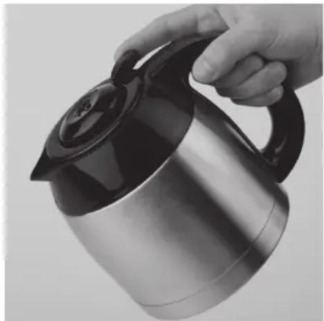 KORONA 10700 - Edelstahl-Thermokanne / Durchbrühdeckel - 1