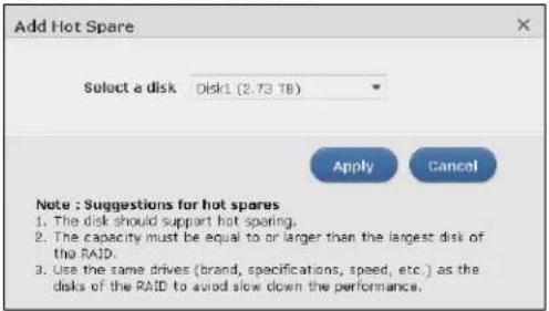 ZYXEL NAS540-8T - Expand Volumes or Disk Groups - 3