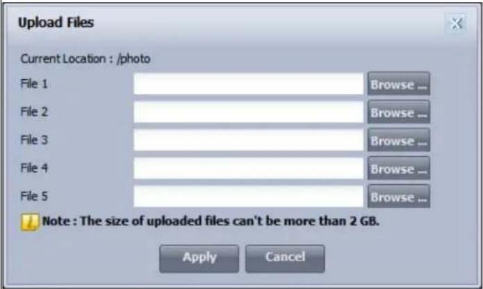 ZYXEL NAS540-8T - File Browser - 3