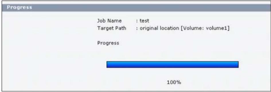 ZYXEL NAS540-8T - Restoring Archived Files by Backup Job - 5