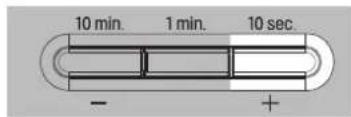 10 min. 1 min. 10 sec - +