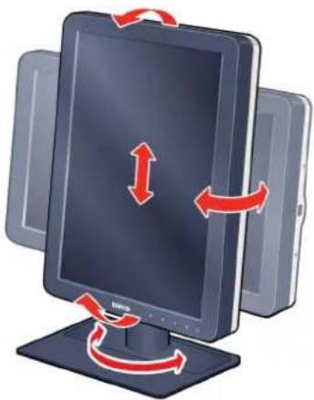 Barco Nio Color 2MP LED - Toadjust the display position - 1
