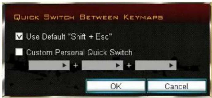 Rosewill RK-6000 - Customize Personal Quick Switch Key Combination - 1