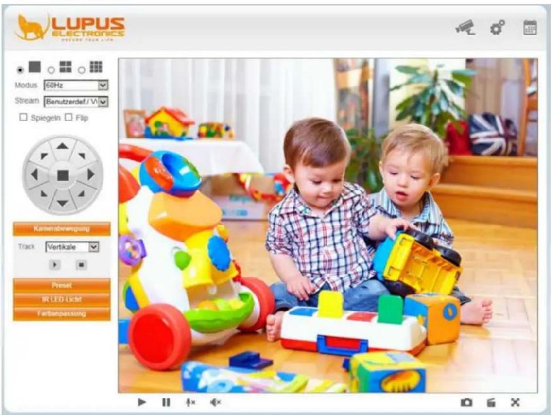 LUPUS ELECTRONICS BEFORE YOUR LIFE Modus 60Hz Stream Benutzerdef / V Spiegein Flip Kamensbewegung Track Vertikale Preset IR LED Licht Farbanpassung