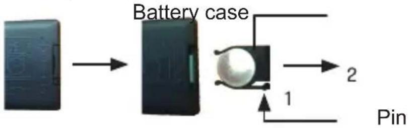 Wentronic LED Set flex 150 RGB 5m WP - Replacing the battery: - 1