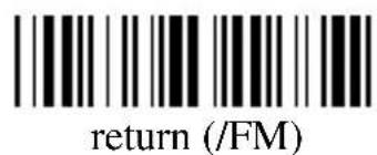 Unitech MS120 - Function Code for MAC - 30