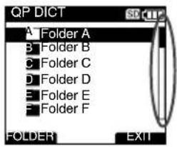 OLYMPUS DS-5000ID - Scroll-Balken - 1