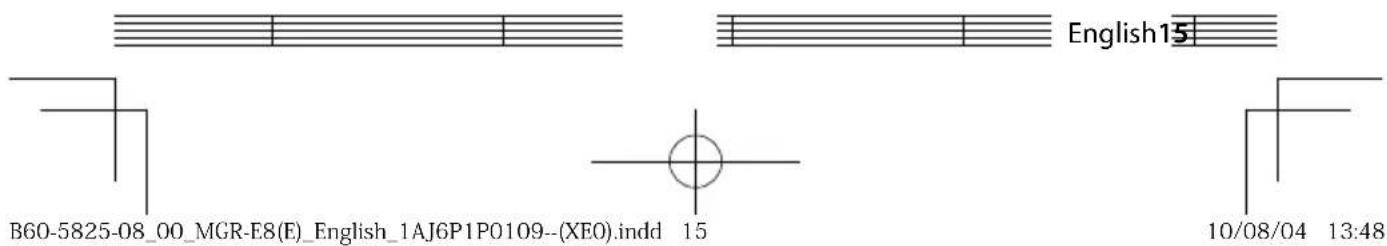 B60-5825-08_00_MGR-E8(E)_English_1AJ6P1P0109-(XE0).indd 15 10/08/04 13:48 English15