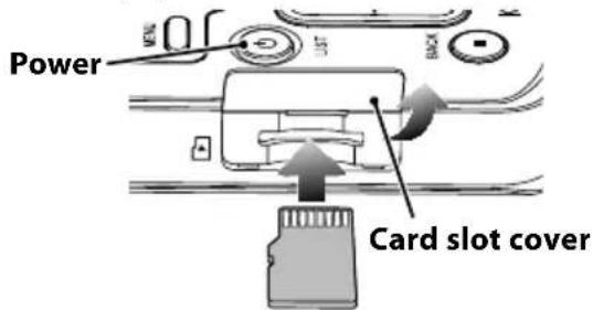 Power Card slot cover