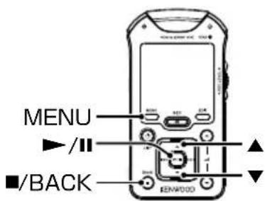 MENU /II ■/BACK