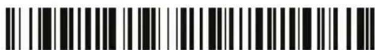 Black and white barcode image with vertical lines and a small number '1' at the bottom left.