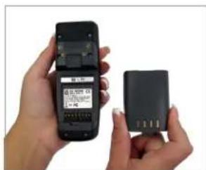 Code Corporation CR3500 - Attaching and Detaching the Lithium Ion Battery - 1