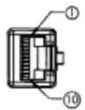 Code Corporation CR1000 - - RS232 Cable Example with Pinouts - 2
