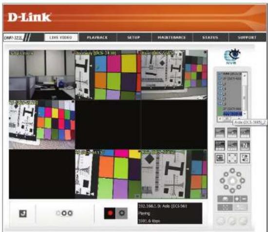 D-Link OFF: 3220 LIVE VIDEO PLAYRACK SETUP MAINTENANCE STATUS SUPPORT 102.1568.1.9: Audio (DCS.06) Ferring 1001.6 Bits