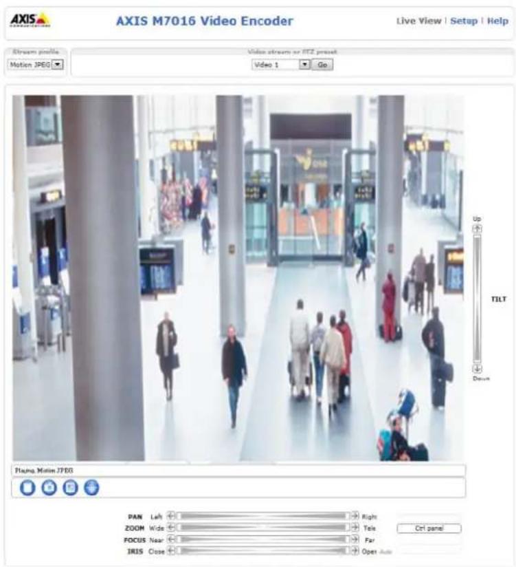 AXIS M7016 - AccessingtheProduct - 1