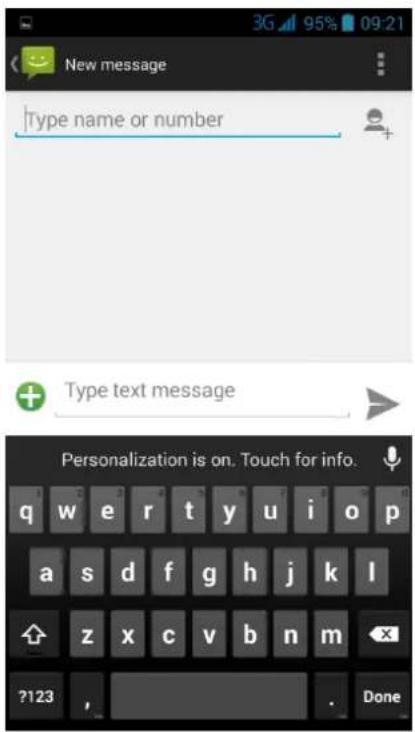 GOCLEVER Quantum 500 Lite - Send a text message - 3
