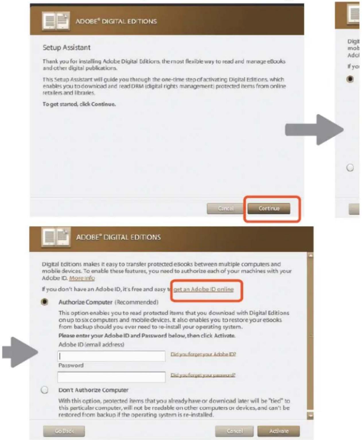 Odys Connect 7 Pro - DRM-geschützte E-Books mit Adobe Digital Edition herunterladen - 3