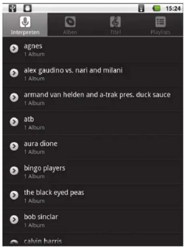 Odys Connect 7 Pro - Musikbibliothek - 1