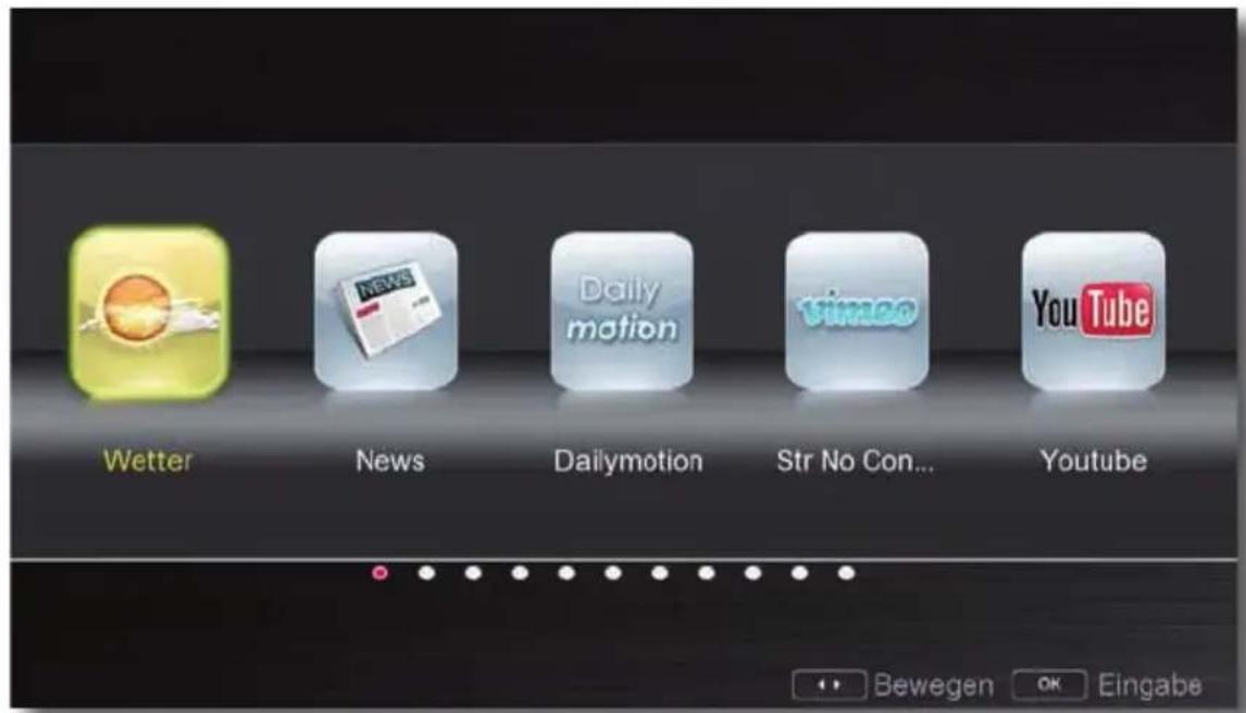 Telestar TD 2530 HD - Web Apps - 1