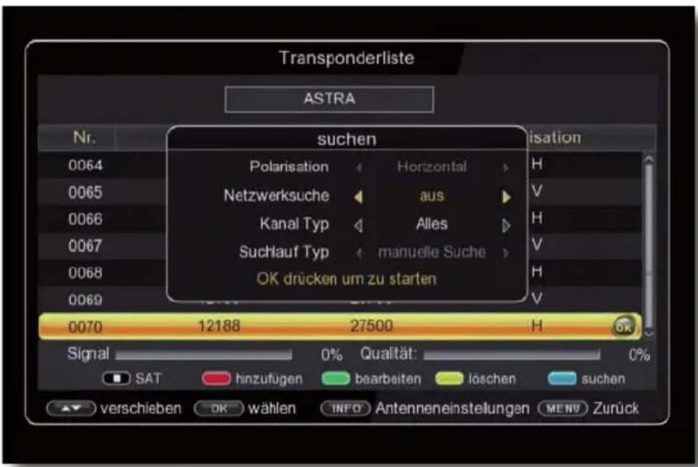 Telestar TD 2530 HD - Suchlauf - 2