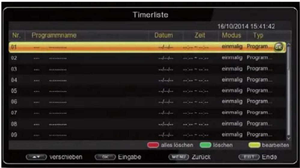 Telestar TD 2530 HD - Timer Aufnahme - 1