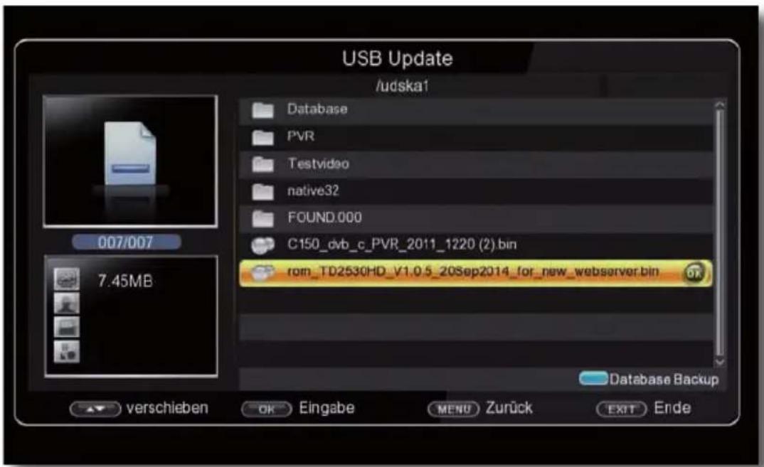 Telestar TD 2530 HD - USB Upgrade - 1