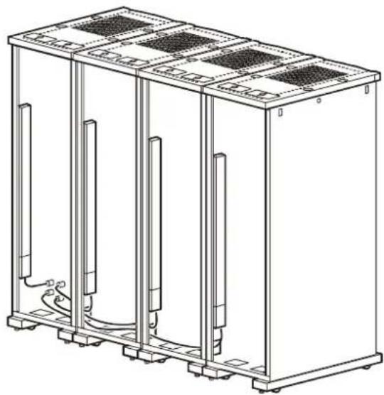 APC ISXT216MD1RI - Anschließen der Rack PDUs an die UPS - 1