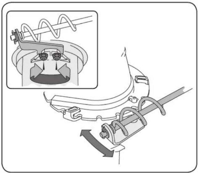 TROY-BILT Storm 2840 - Chute Bracket Adjustment (Model 2410) - 1