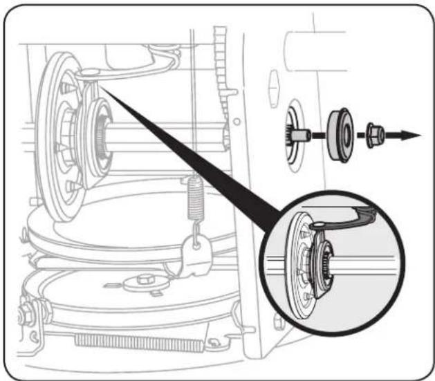 TROY-BILT Storm 2840 - Friction Wheel Removal (Models 2410, 2620 & 2840) - 2