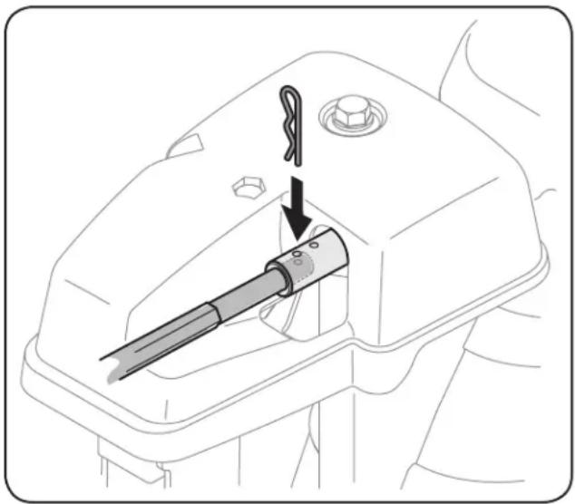 TROY-BILT Storm 2840 - Varilla de control del canal (Modelos 2620, 2840, y 3090XP) - 1