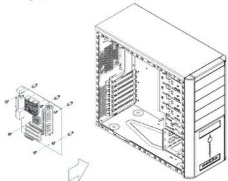 COOLER MASTER Centurion 534 +Plus - Installing the Motherboard - 1
