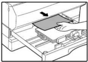 OLIVETTI d-COPIA 2001 - Lift and pull out the upper paper tray and remove the misfed paper. - 1