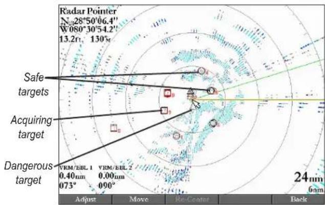GARMIN GMR 406 - To designate a MARPA target: - 1