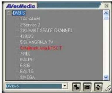 AVERMEDIA AVerTV Galaxy - Hinzufügen und Löschen von Programmgruppenlisten - 1