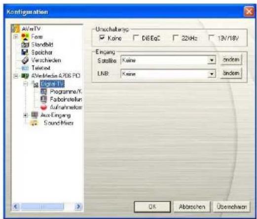 AVERMEDIA AVerTV Galaxy - Programmsuchlauf von digitalen Satellitensendern - 1
