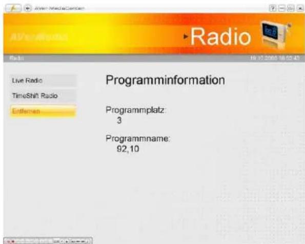 AVERMEDIA AVerTV TwinStar PCI-E - Einen Kanal löschen - 1