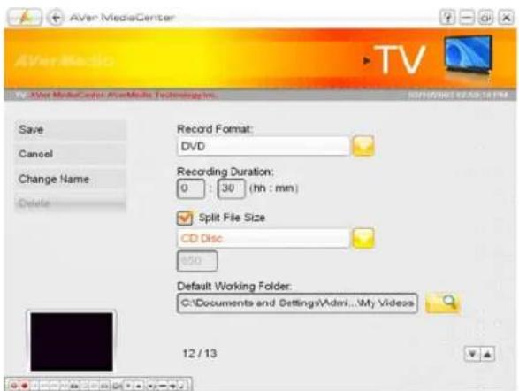 AVERMEDIA AVerTV TwinStar PCI-E - Zeitgesteuerte Aufnahme - 3