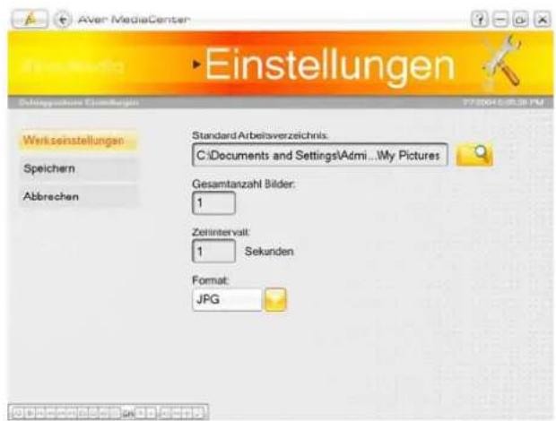 AVERMEDIA AVerTV TwinStar PCI-E - Schnappschuss Einstellungen - 1
