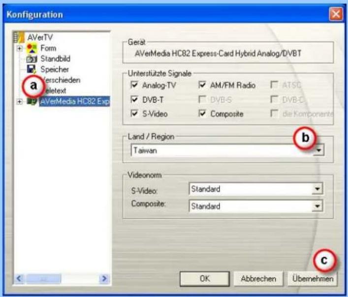 AVERMEDIA H830D - Analoge Sender scannen - 1