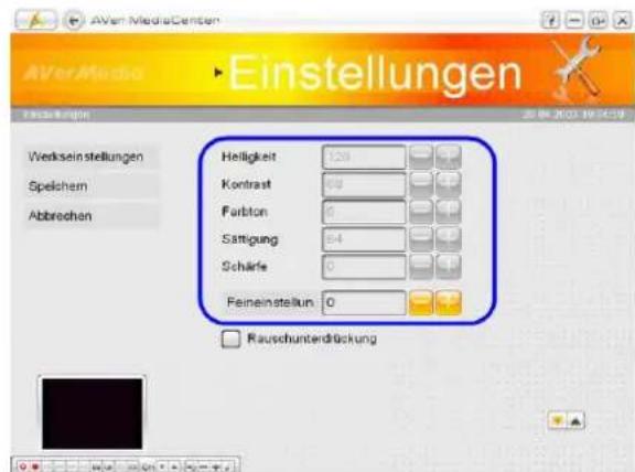 AVERMEDIA AVerTV Satellite Trinity - Feineinstellung von Farben und Anzeigequalität - 2