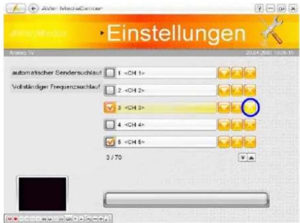 AVERMEDIA AVerTV Satellite Trinity - Einen Kanal löschen - 1